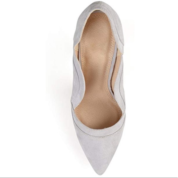 Desert Rider Ash GREY Scalloped Stiletto Heel Pump - Picture 13 of 13